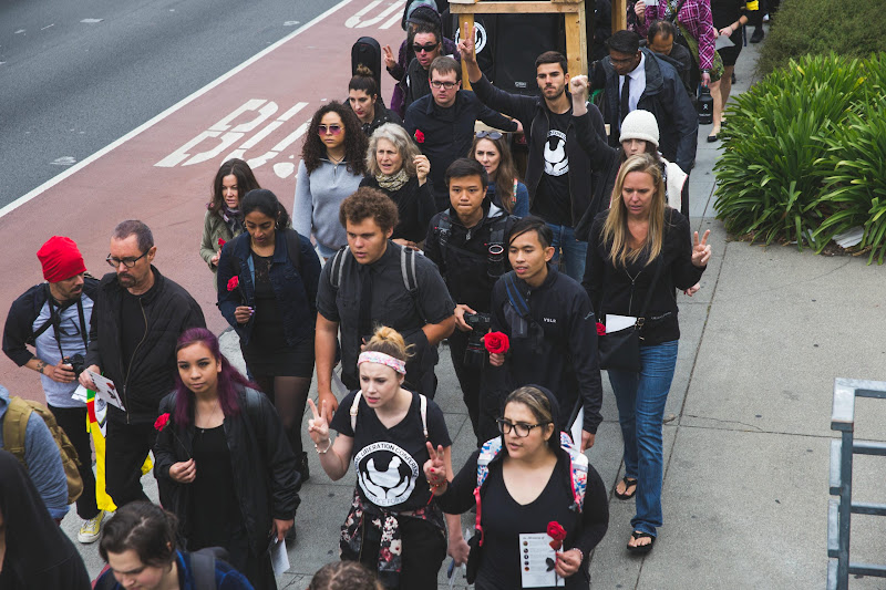 Funeral for farm animals at the Animal Liberation Conference 2018