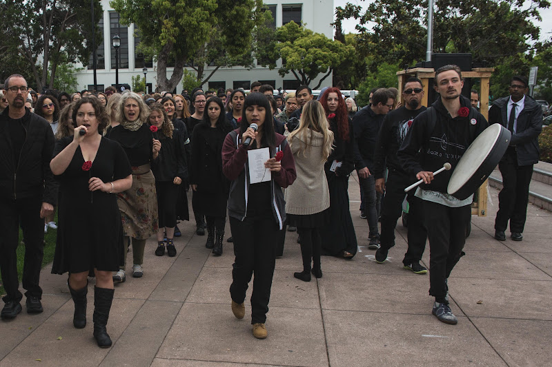 Funeral for farm animals at the Animal Liberation Conference 2018