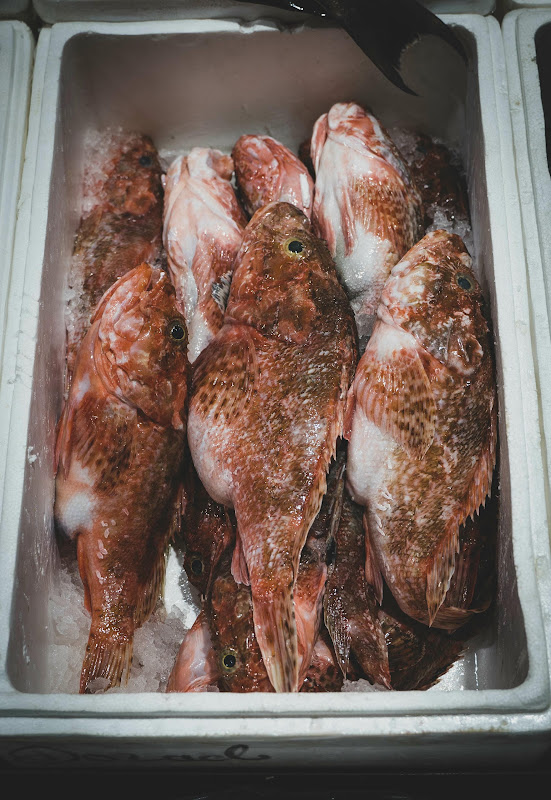 Fish at Billingsgate Fish Market, London